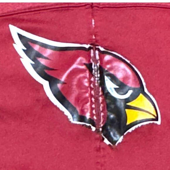 Arizona Cardinals Full Zip Logo Sweatshirt  NFL Team Apparel Hoodie XL Red READ - Picture 2 of 9